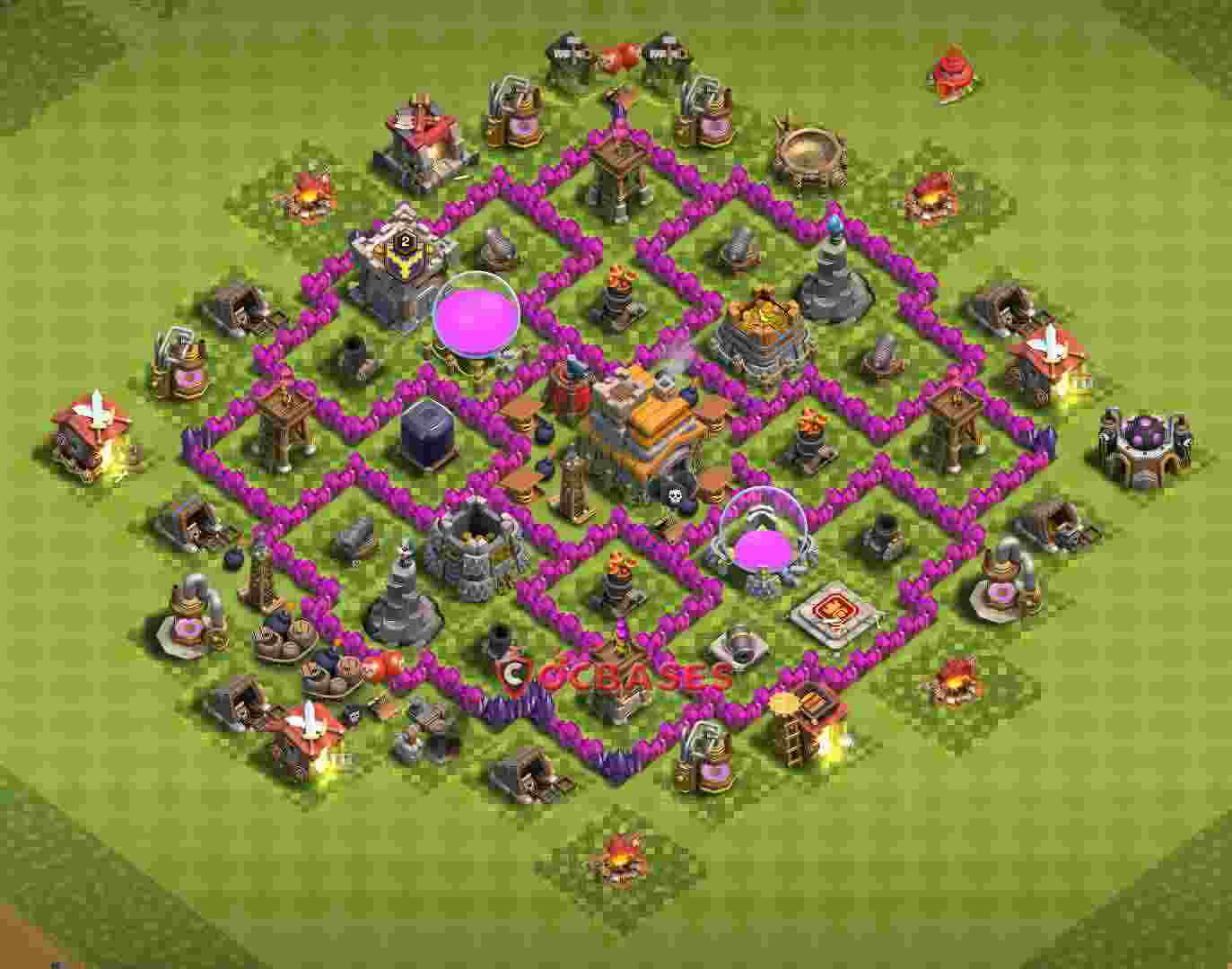 Town Hall 7 Base – Layout id: ly0zt base layout