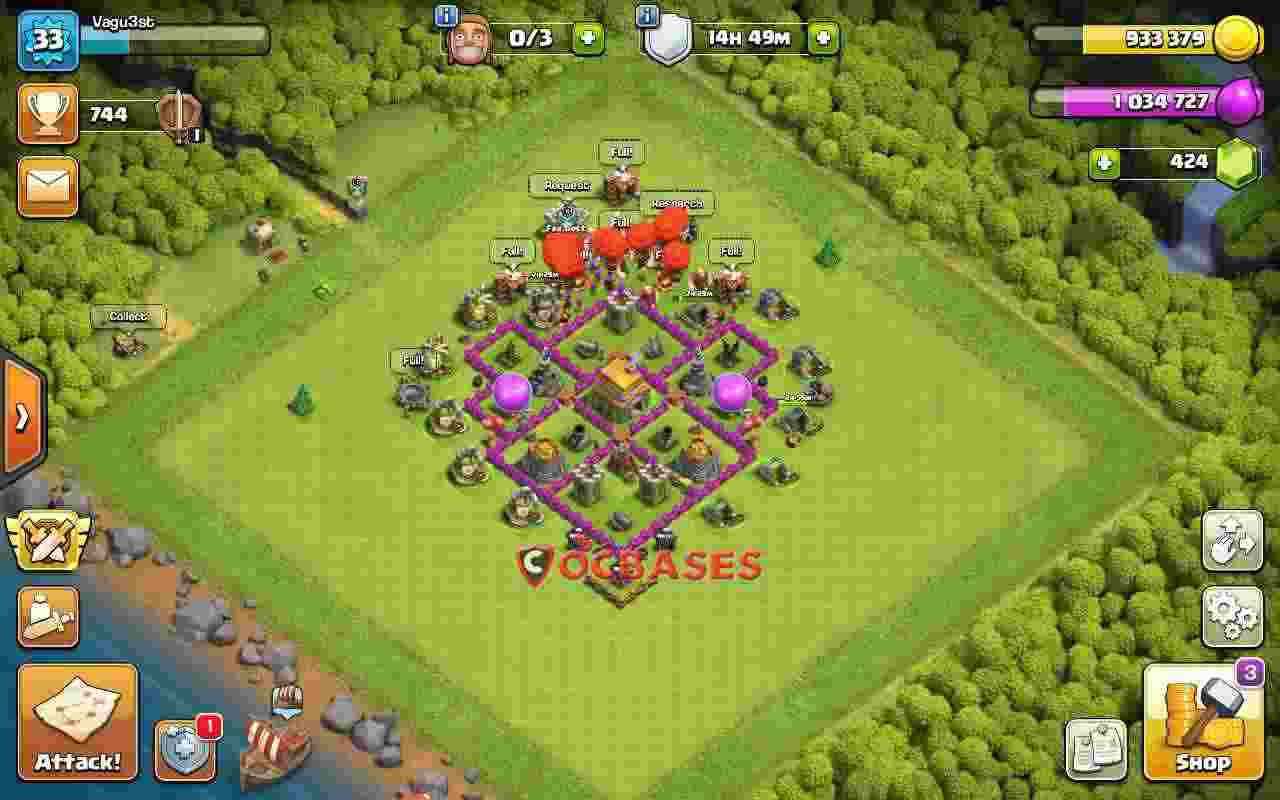 Town Hall 6 Base – Layout id: gfvdn base layout