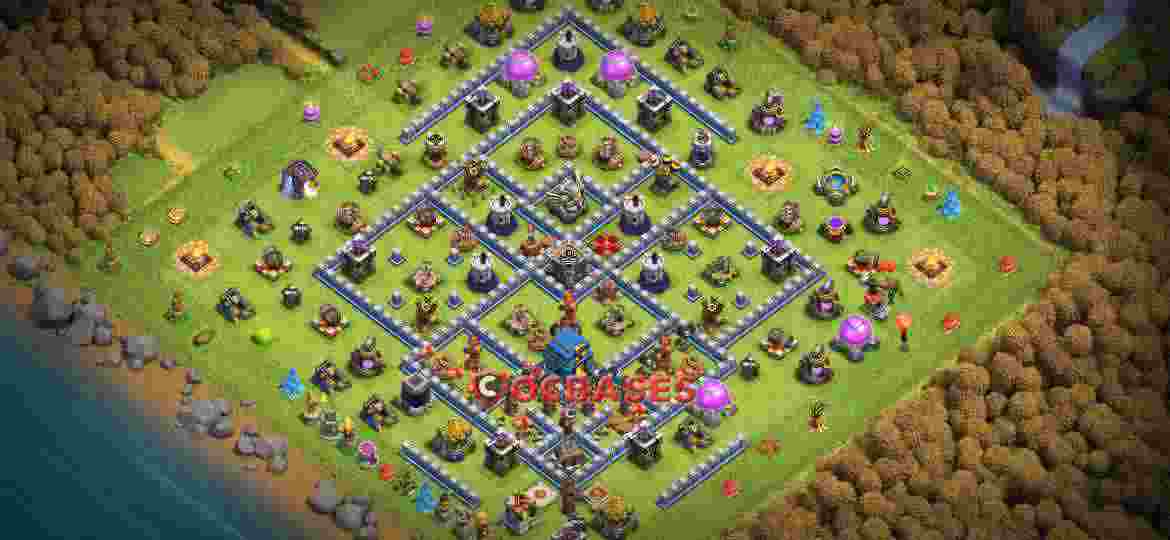 Town Hall 12 Base – Layout id: 8uia5 base layout