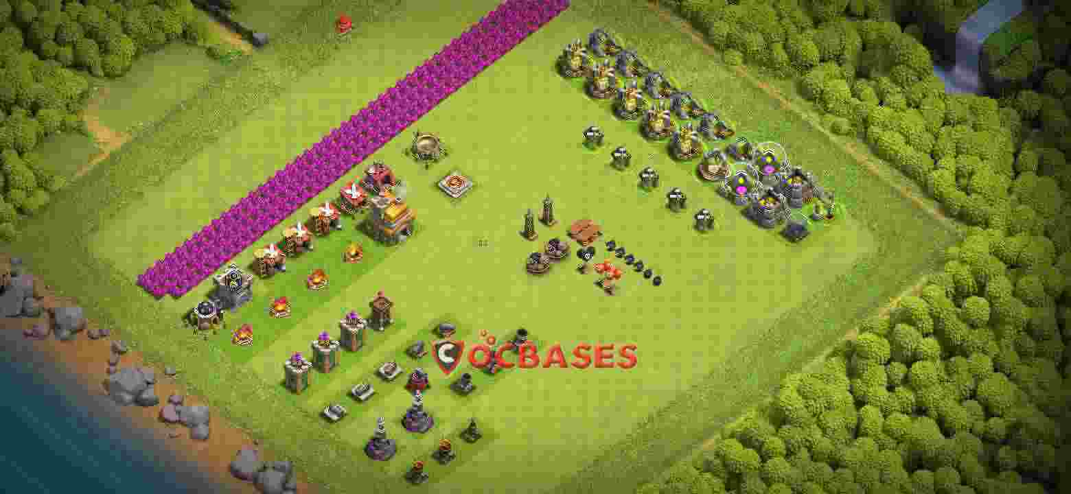 Town Hall 7 Base – Layout id: 6tlhc base layout