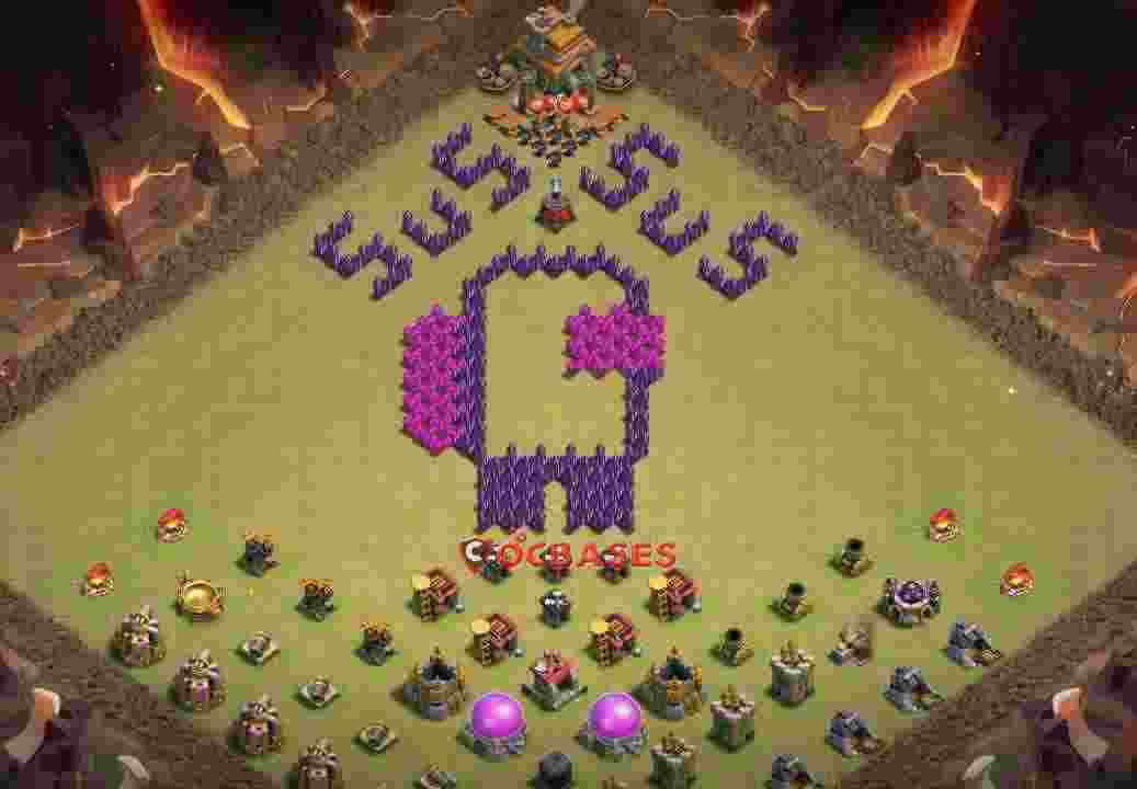 Town Hall 7 Base – Layout id: d331o base layout