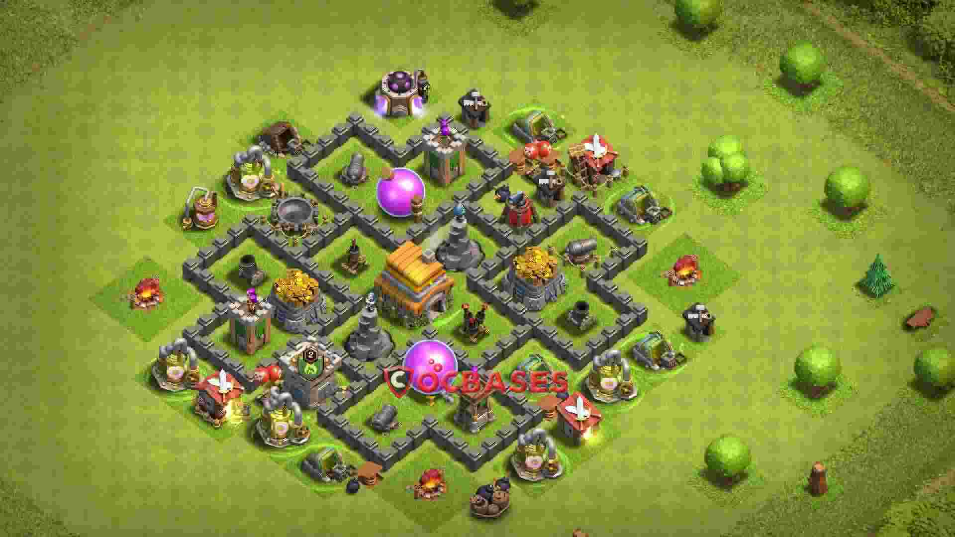 Town Hall 6 Base – Layout id: e8kbf base layout