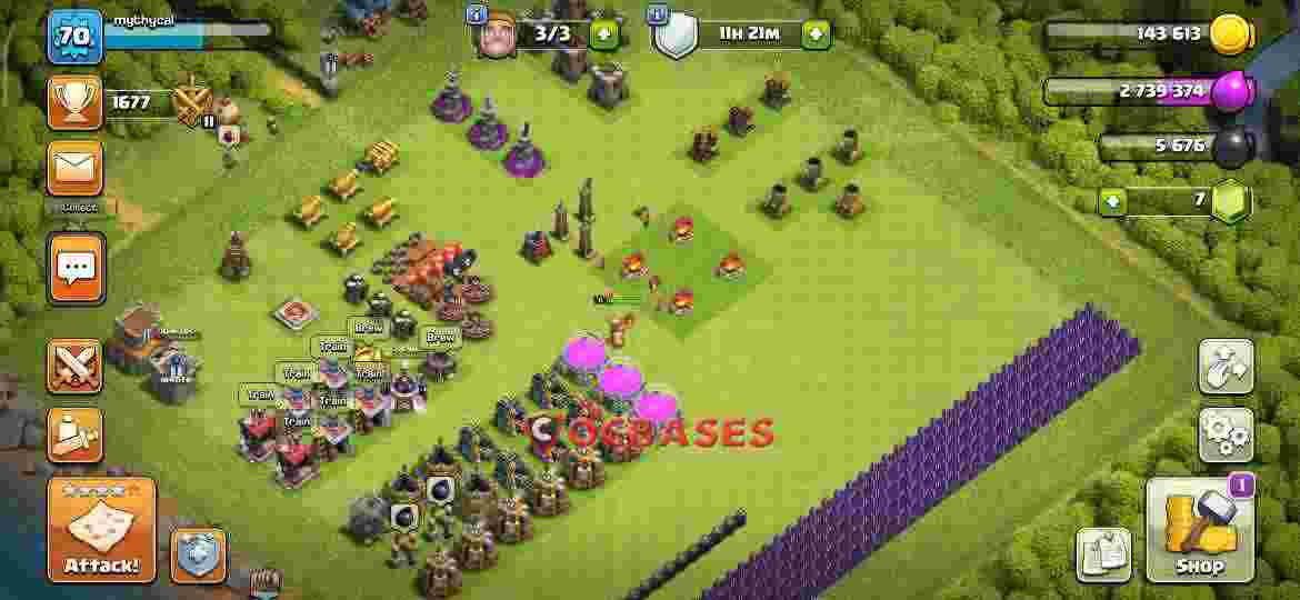 Town Hall 8 Base – Layout id: j4xv8 base layout