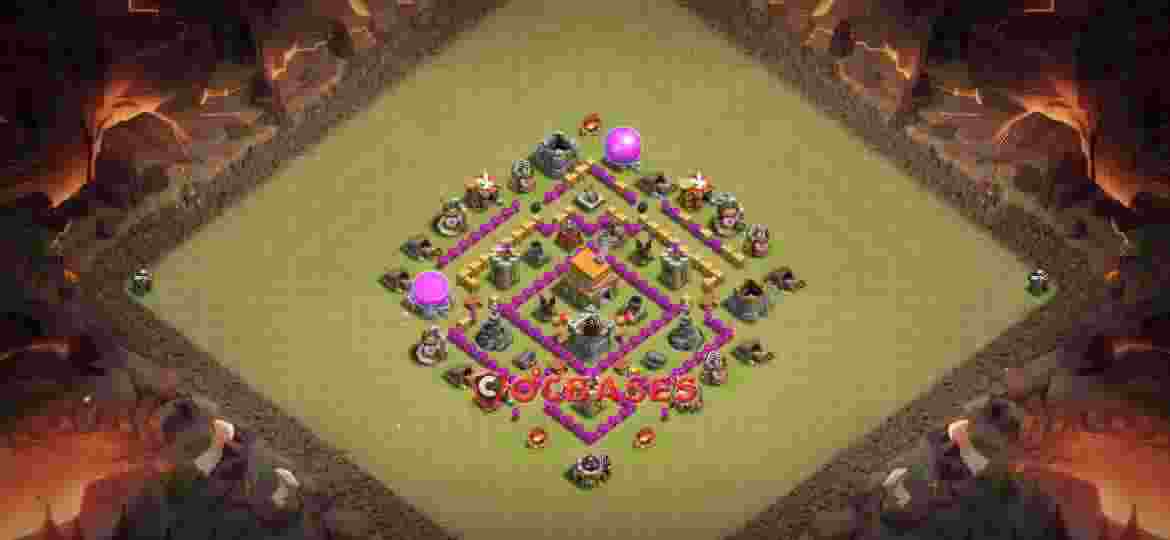 Town Hall 6 Base – Layout id: yse3p base layout