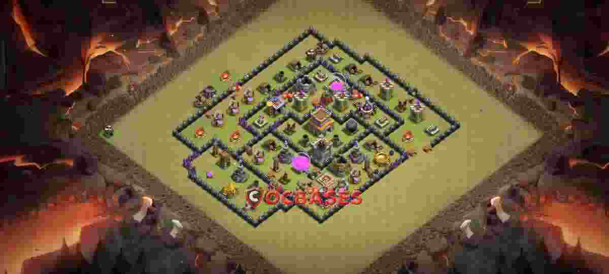 Town Hall 8 Base – Layout id: srt5r base layout