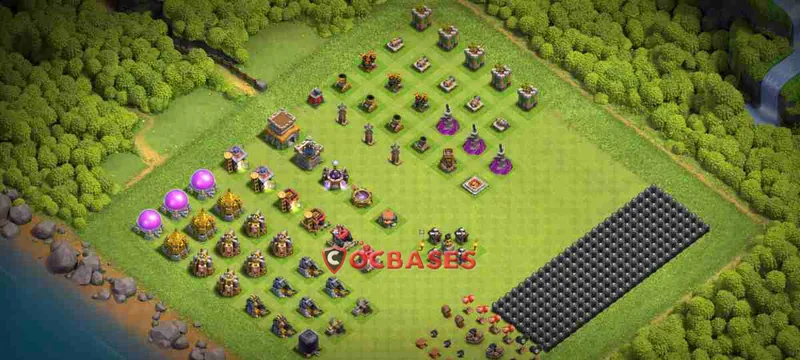 Town Hall 8 Base – Layout id: rp53q base layout