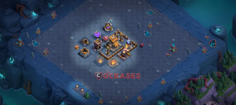 Builder Hall 6 Base -trophy – Layout id: rvdki base layout, image 1