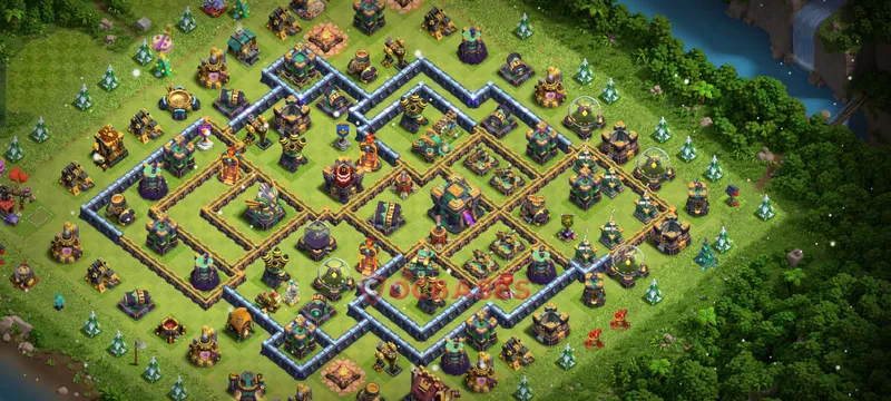 Town Hall 14 Base -war – Layout id: 8vd1d base layout