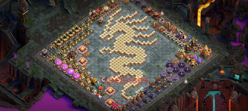 Town Hall 16 Base -fun – Layout id: r56pd base layout