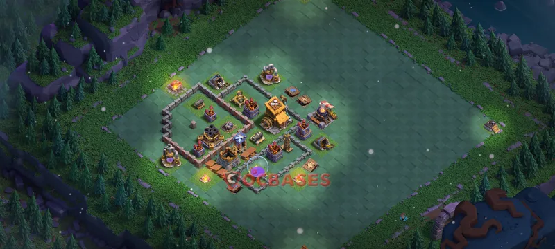 Builder Hall 9 Base -trophy – Layout id: t1aul base layout, image 2