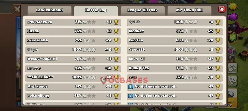 Town Hall 13 Base -war – Layout id: 30ibh base layout, image 2