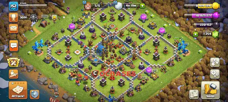 Town Hall 12 Base – Layout id: dpnt2 base layout