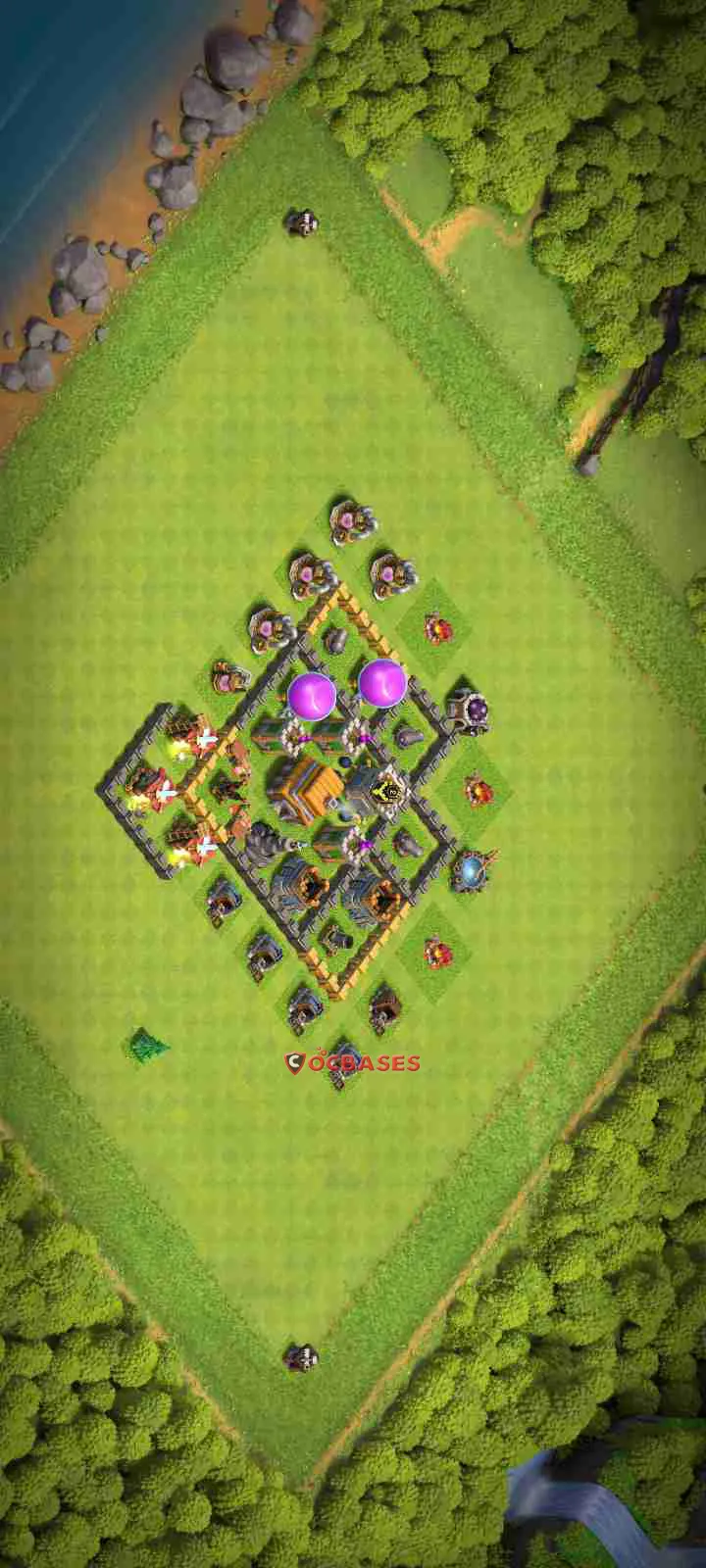 Town Hall 5 Base – Layout id: 465fl base layout