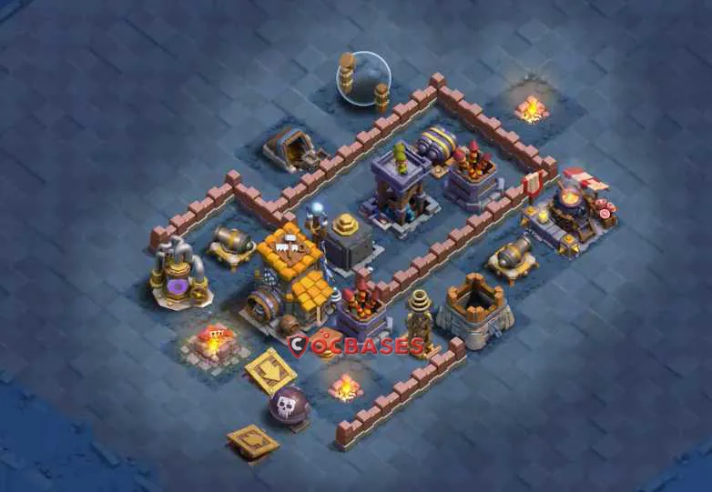 Builder Hall 7 Base -trophy – Layout id: 5wi00 base layout, image 1