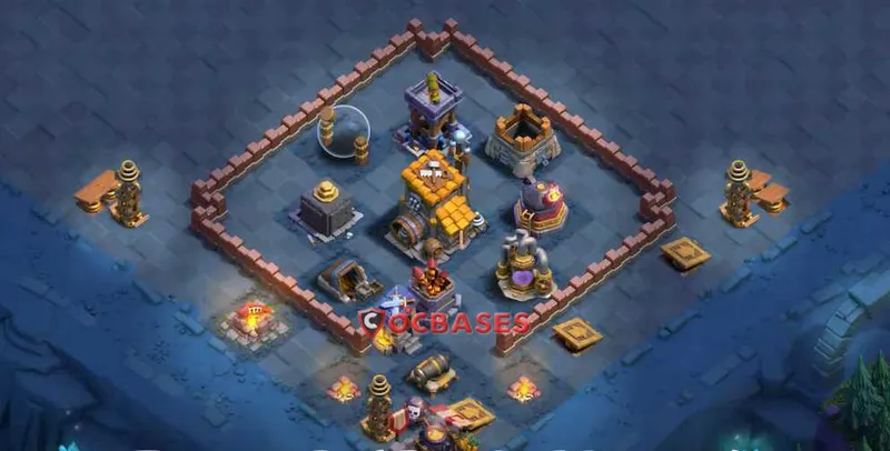 Builder Hall 7 Base -trophy – Layout id: wlrzb base layout, image 1