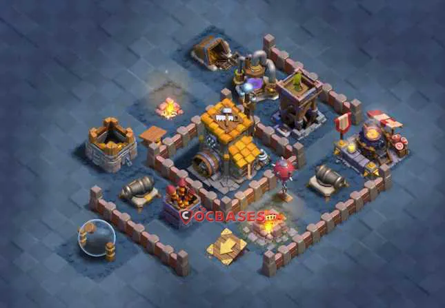 Builder Hall 6 Base – Layout id: 3e2rz base layout, image 1