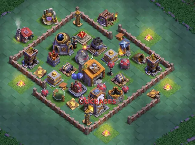 Builder Hall 6 Base – Layout id: 3e2rz base layout, image 2