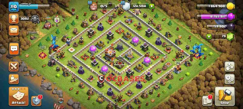 Town Hall 11 Base – Layout id: yhrmm base layout
