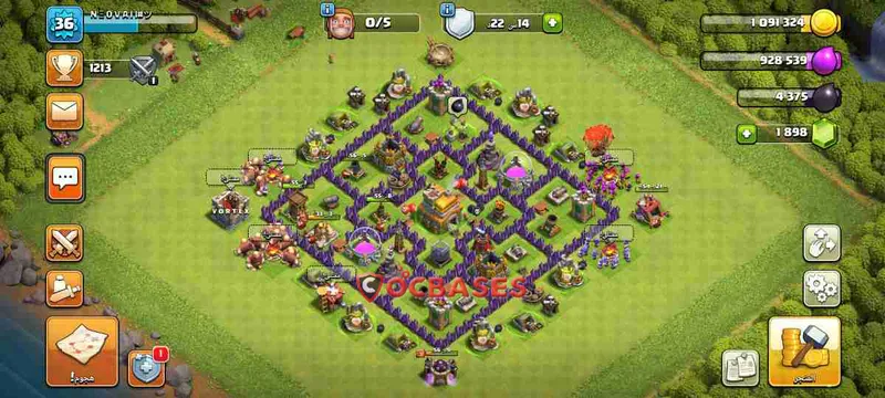 Town Hall 7 Base – Layout id: htuy5 base layout