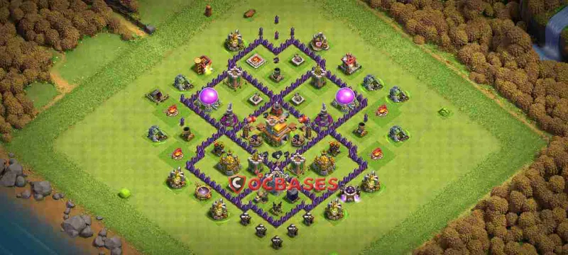 Town Hall 7 Base – Layout id: zhxze base layout