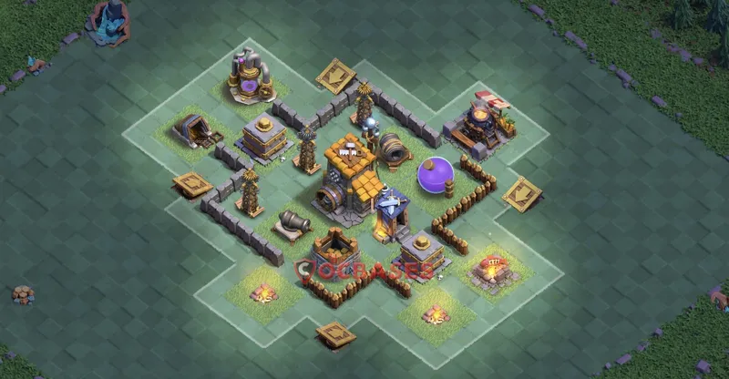 Builder Hall 7 Base -progress base – Layout id: t0sd2 base layout, image 1