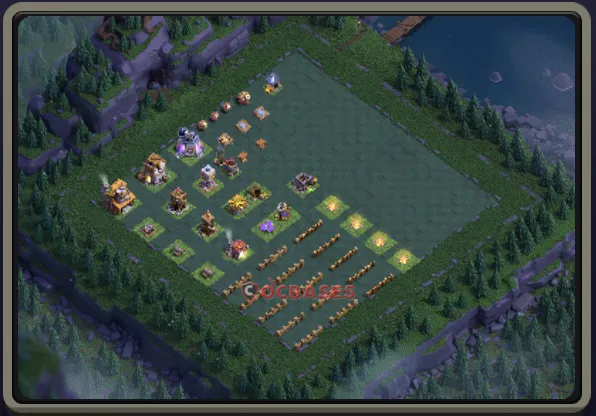 Builder Hall 4 Base -progress base – Layout id: xyyy2 base layout