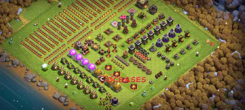 Town Hall 11 Base – Layout id: 2mh5k base layout