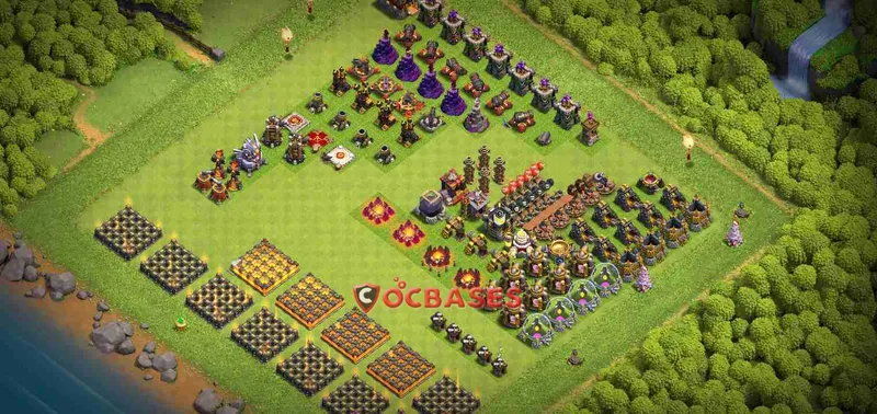 Town Hall 11 Base – Layout id: uswoe base layout