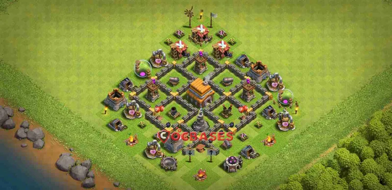 Town Hall 5 Base – Layout id: ejcnc base layout