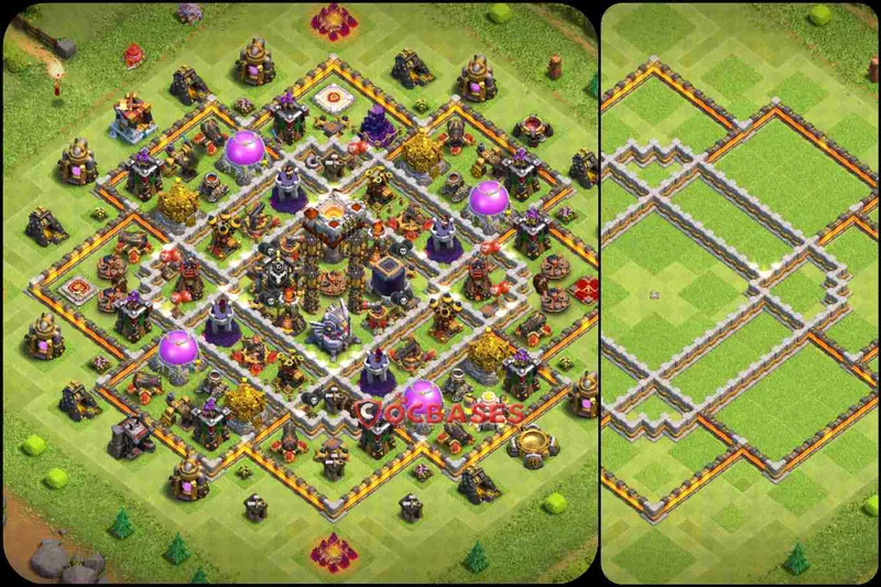 Town Hall 11 Base – Layout id: r2maa base layout