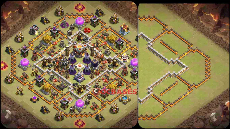 Town Hall 11 Base – Layout id: 2aalw base layout
