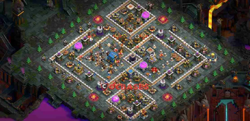Town Hall 12 Base – Layout id: q9aqj base layout
