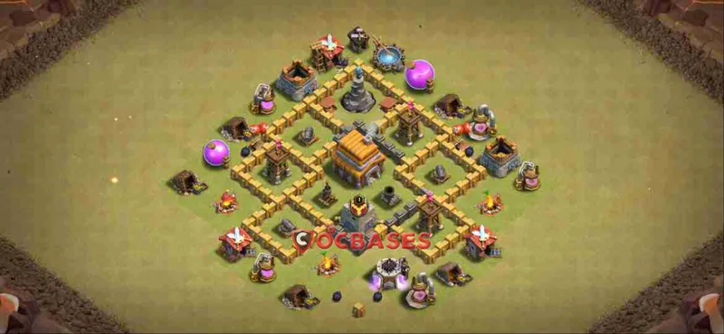Town Hall 5 Base – Layout id: ixqb7 base layout