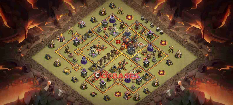Town Hall 10 Base – Layout id: jjlh9 base layout