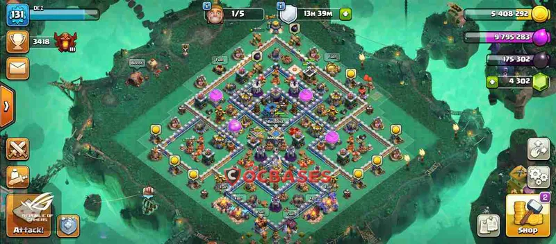 Town Hall 12 Base – Layout id: 9jgy9 base layout