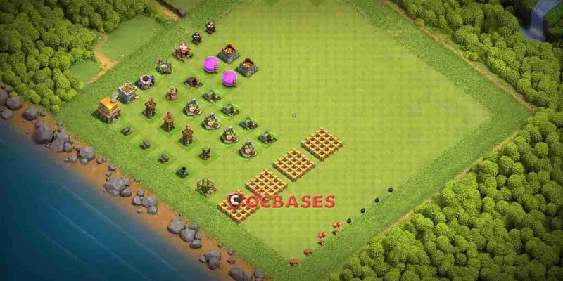 Town Hall 5 Base – Layout id: yyeyx base layout