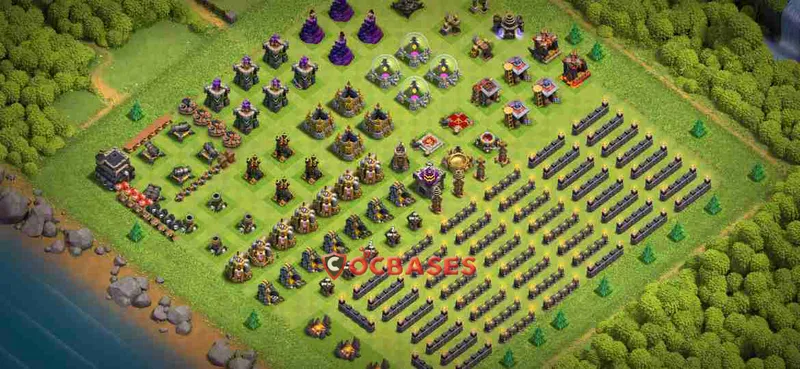 Town Hall 9 Base – Layout id: zl5kp base layout