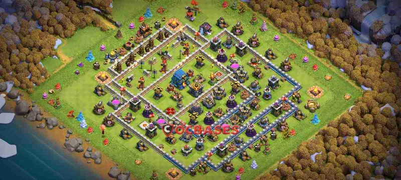 Town Hall 12 Base – Layout id: k9955 base layout