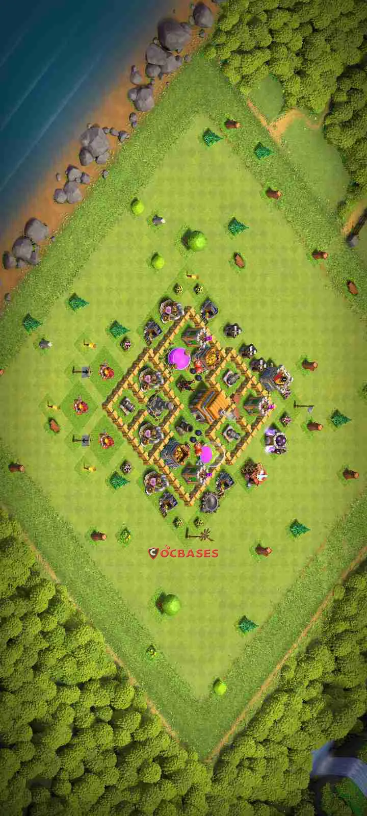 Town Hall 5 Base – Layout id: zo27m base layout
