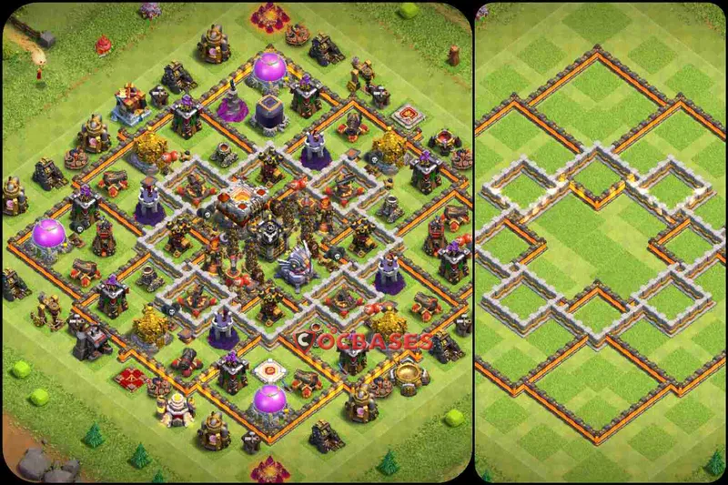 Town Hall 11 Base – Layout id: 32iq7 base layout
