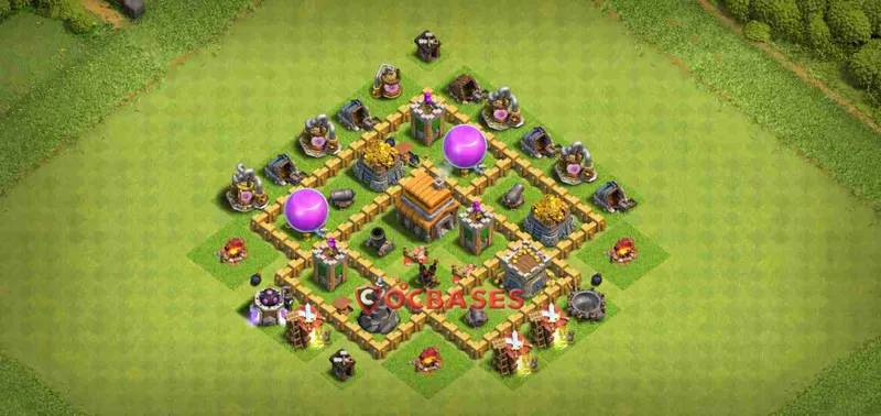 Town Hall 5 Base – Layout id: 5il3k base layout