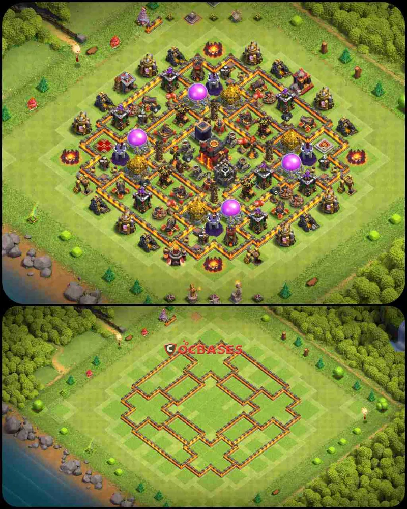 Town Hall 10 Base – Layout id: yithi base layout