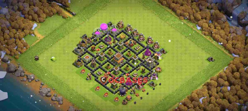 Town Hall 8 Base – Layout id: seizo base layout