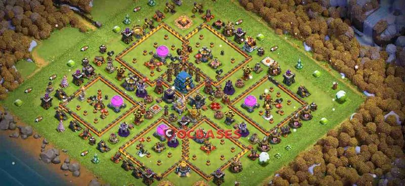 Town Hall 12 Base – Layout id: pg8wm base layout