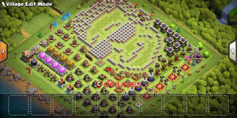 Town Hall 11 Base – Layout id: sukte base layout