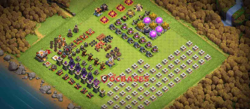 Town Hall 11 Base – Layout id: bp65i base layout