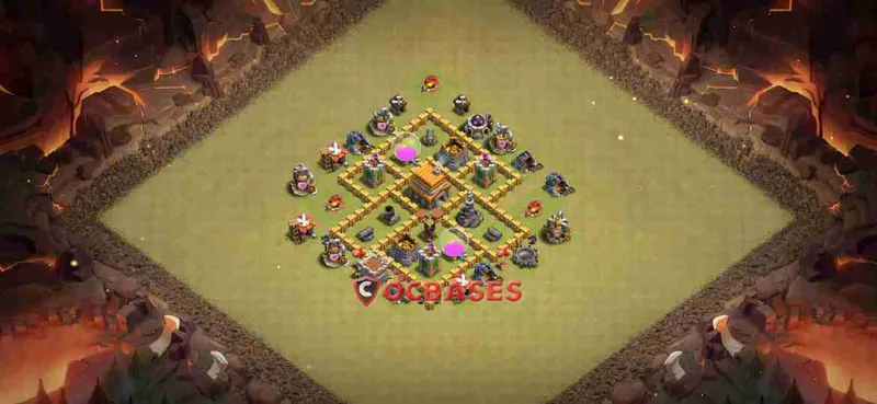 Town Hall 5 Base – Layout id: w030w base layout