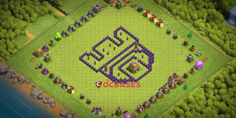 Town Hall 7 Base – Layout id: u1yl7 base layout