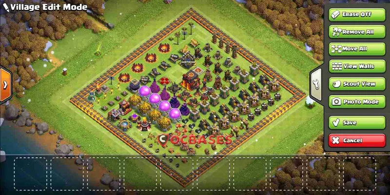 Town Hall 10 Base – Layout id: bu3ah base layout