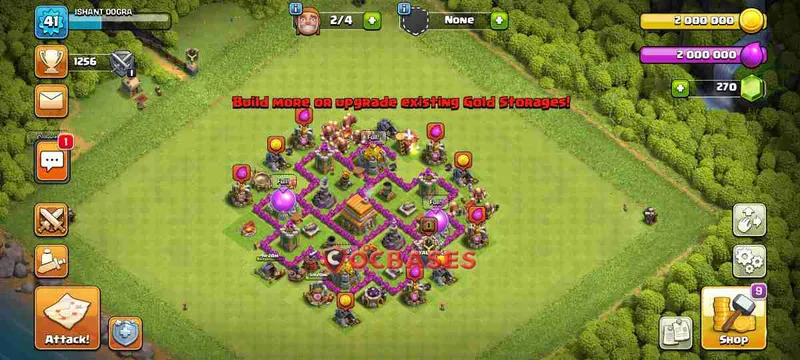 Town Hall 6 Base – Layout id: 9ag8r base layout